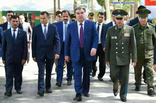 The President of Tajikistan and his delegation visited the equipment production workshop