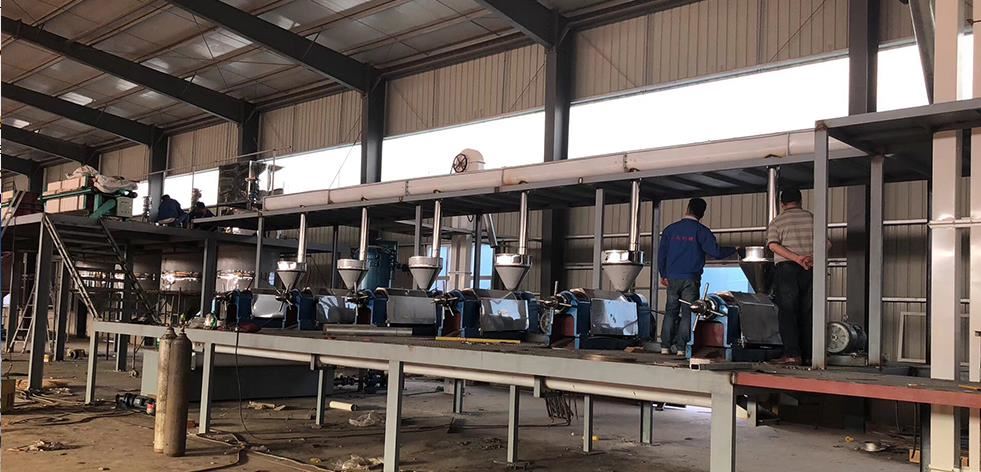 Peanut oil production line