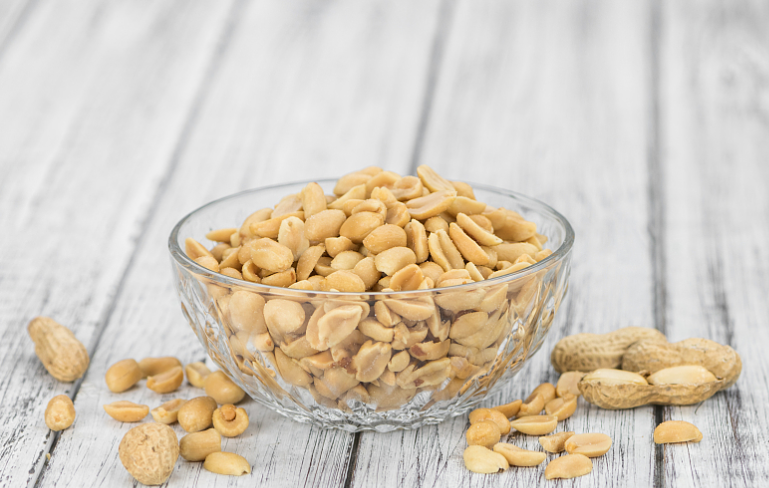 Salty peanuts