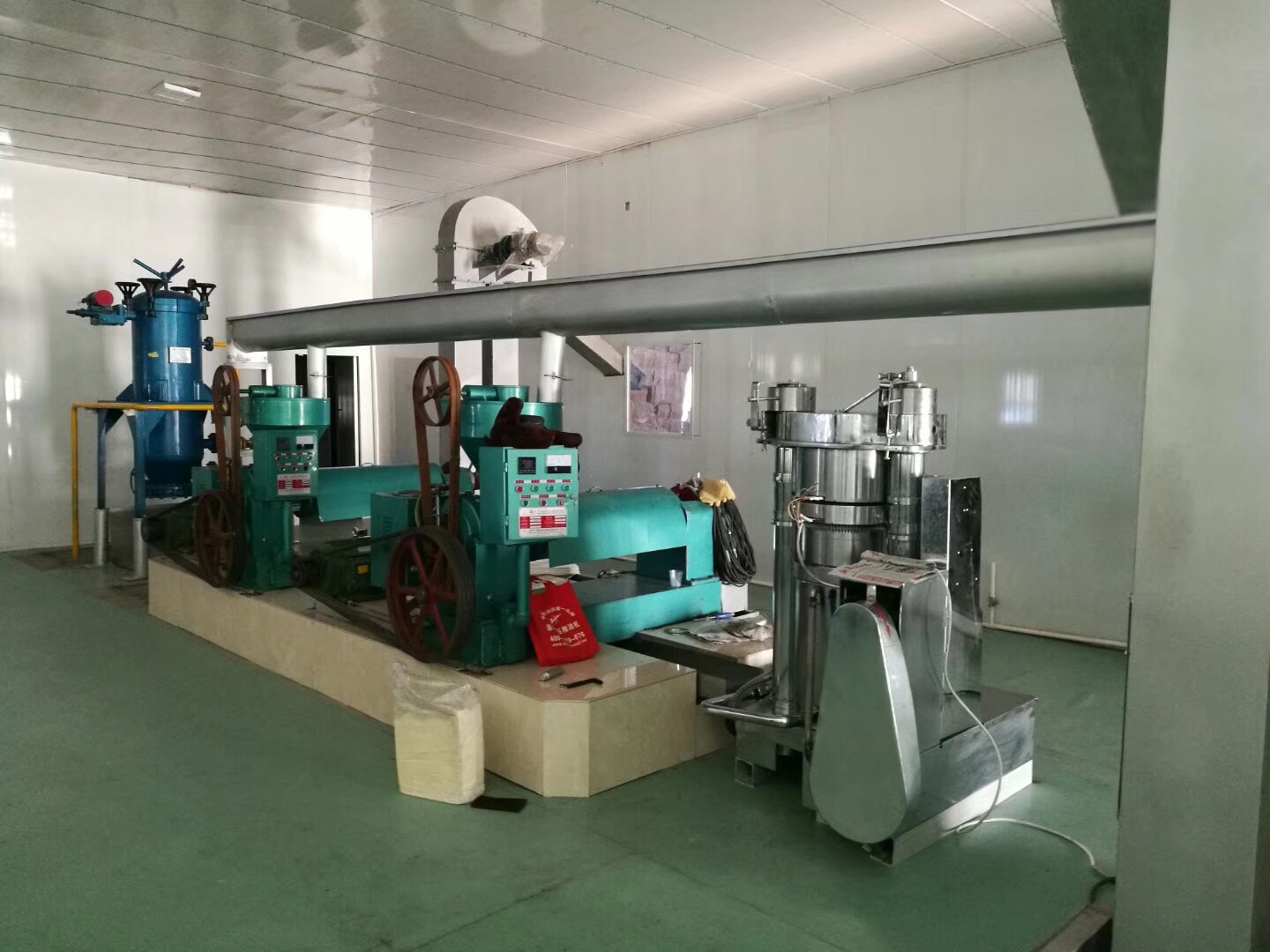 Oil press equipment