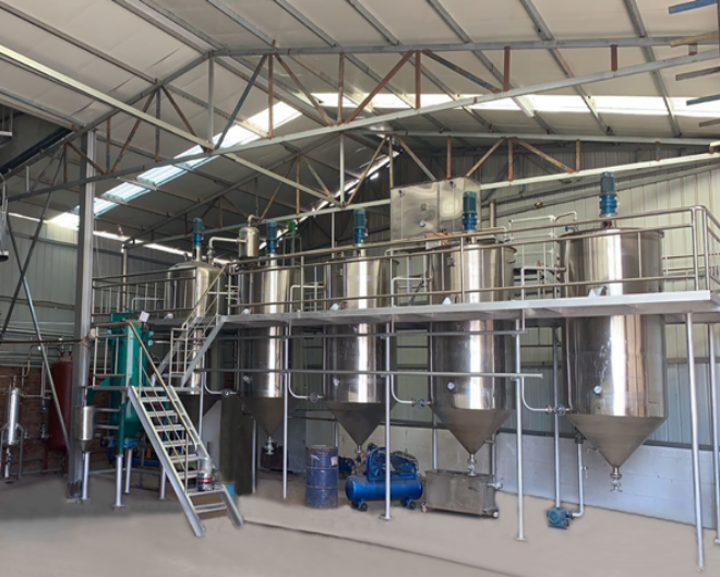 edible oil intermittent refining equipment