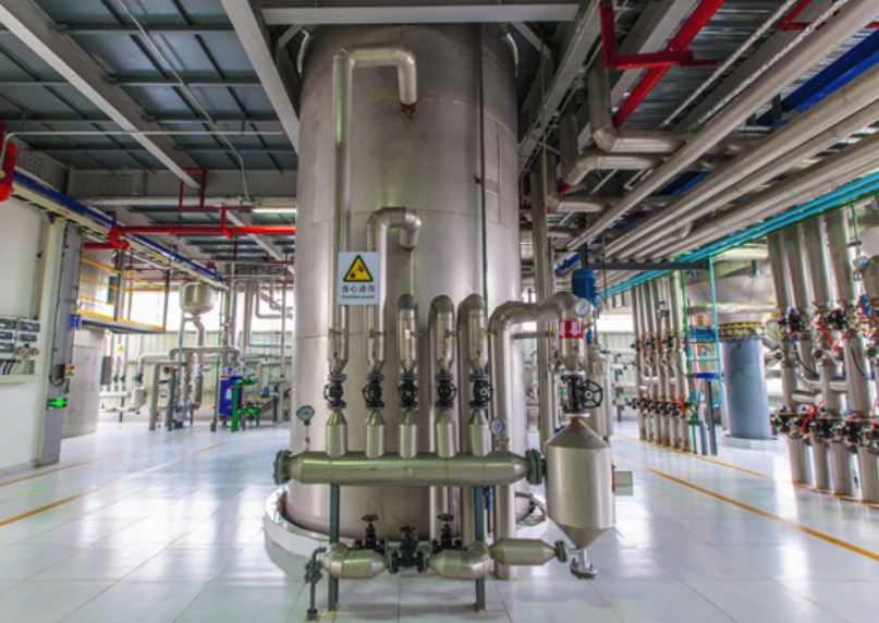 Edible oil deodorization section