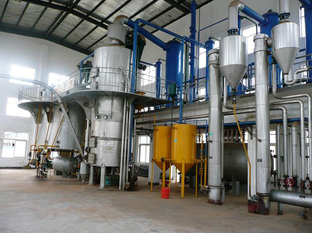 Leaching oil production line