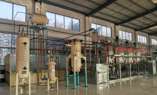 Animal oil refining equipment