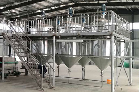 Peanut oil refining equipment