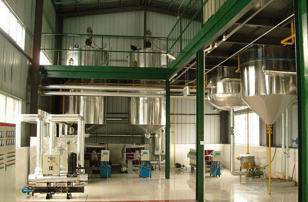 Rapeseed oil refining workshop