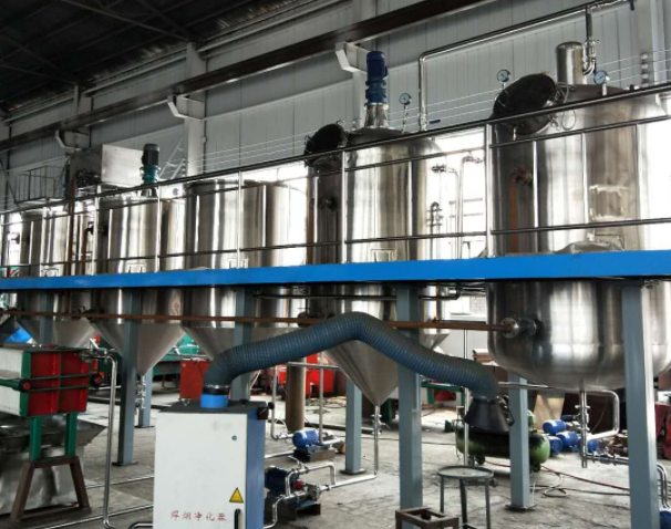 Sunflower seed oil refining equipment