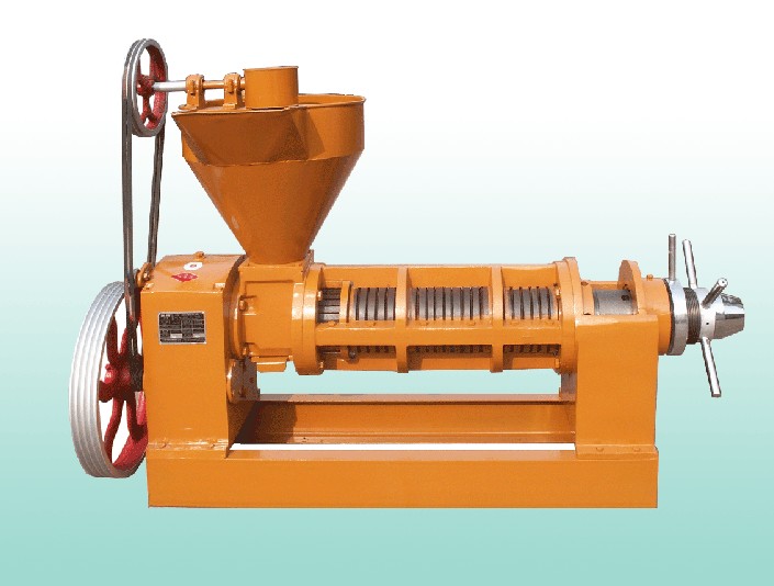 Single spiral soybean oil press