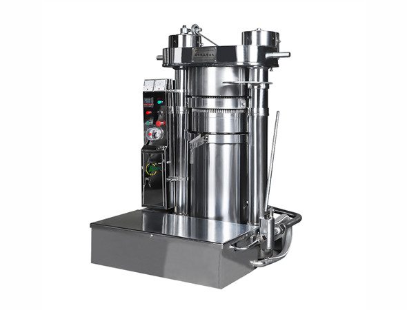 Hydraulic sunflower oil press