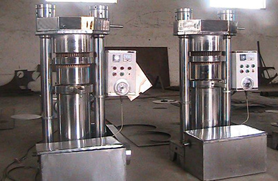 Hydraulic oil press