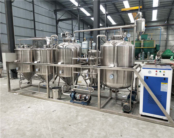 Sunflower oil refining equipment