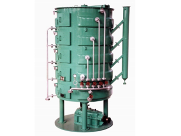 Large-scale oil factory vertical steaming and frying pan